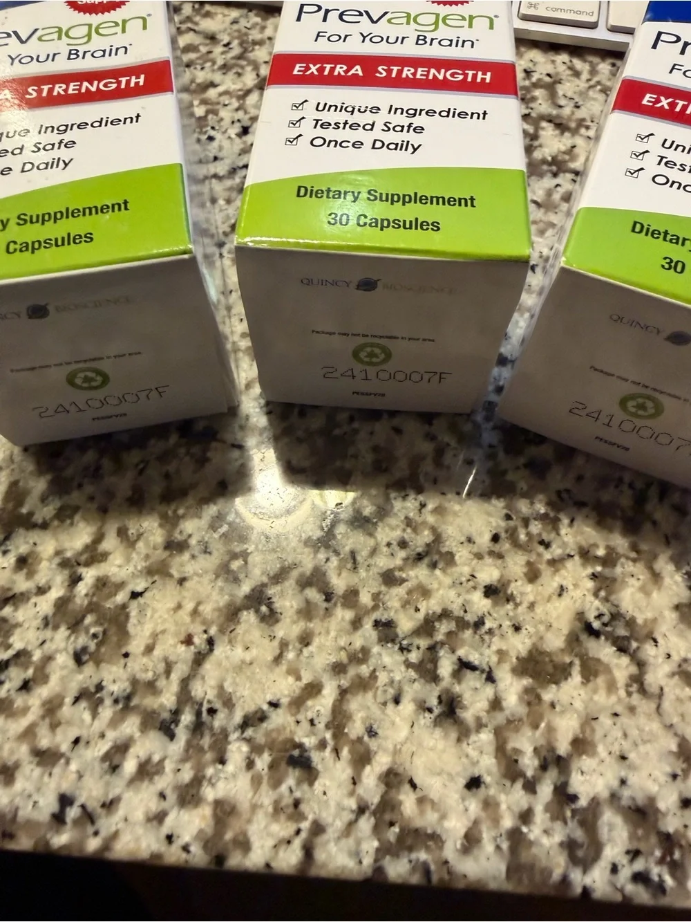 Lot of 3 Prevagen extra Strength 30 capsules each